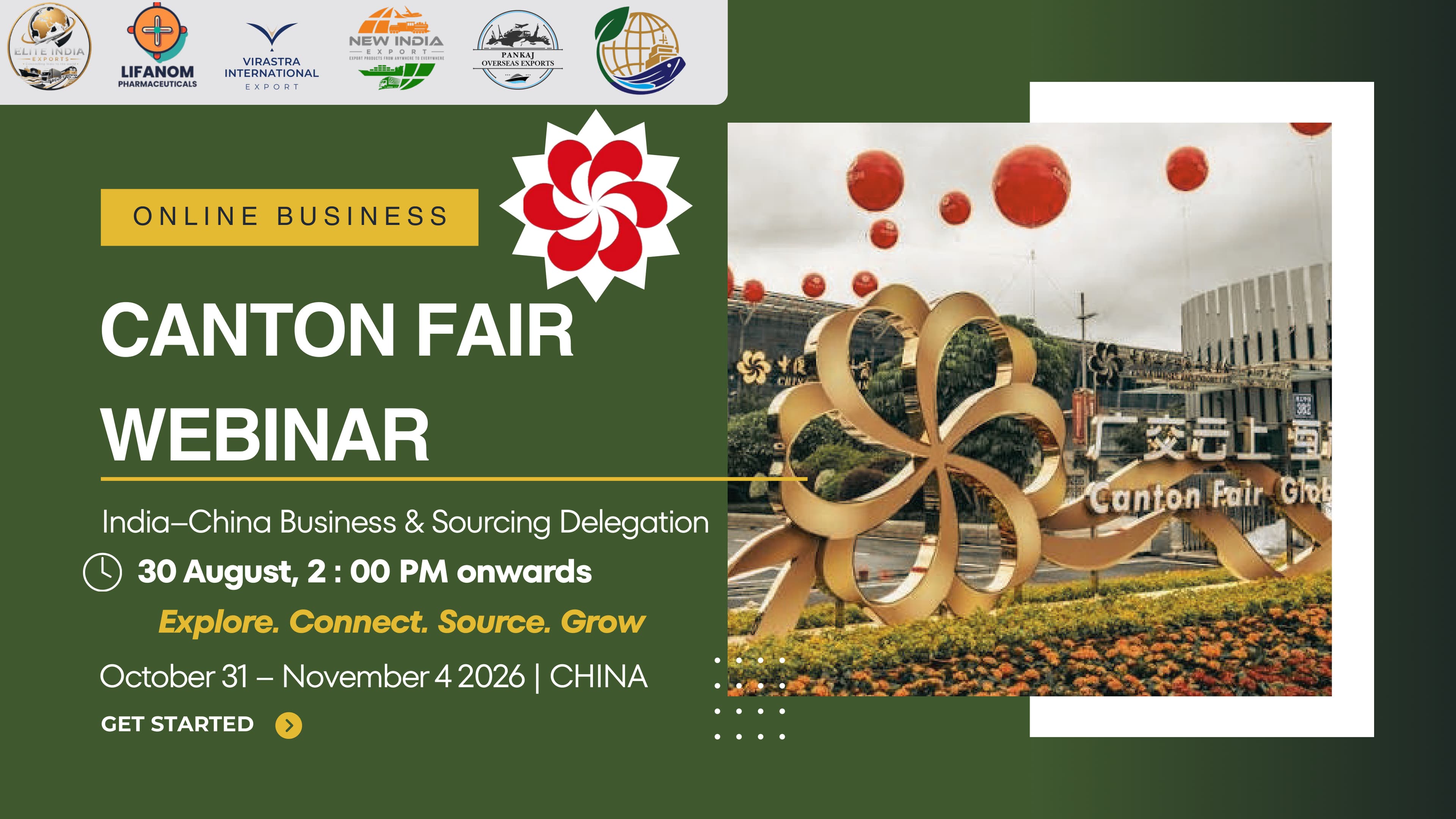 Canton Fair 2026 Online Business Webinar Thumbnail